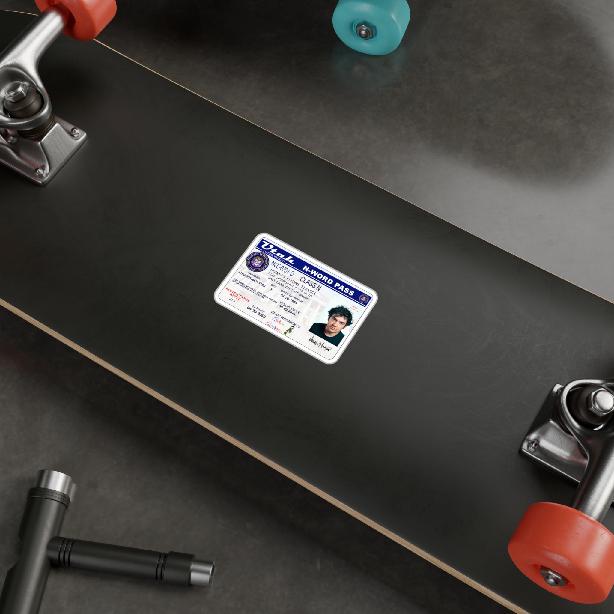 Jimmy N-Word Pass (Sticker)